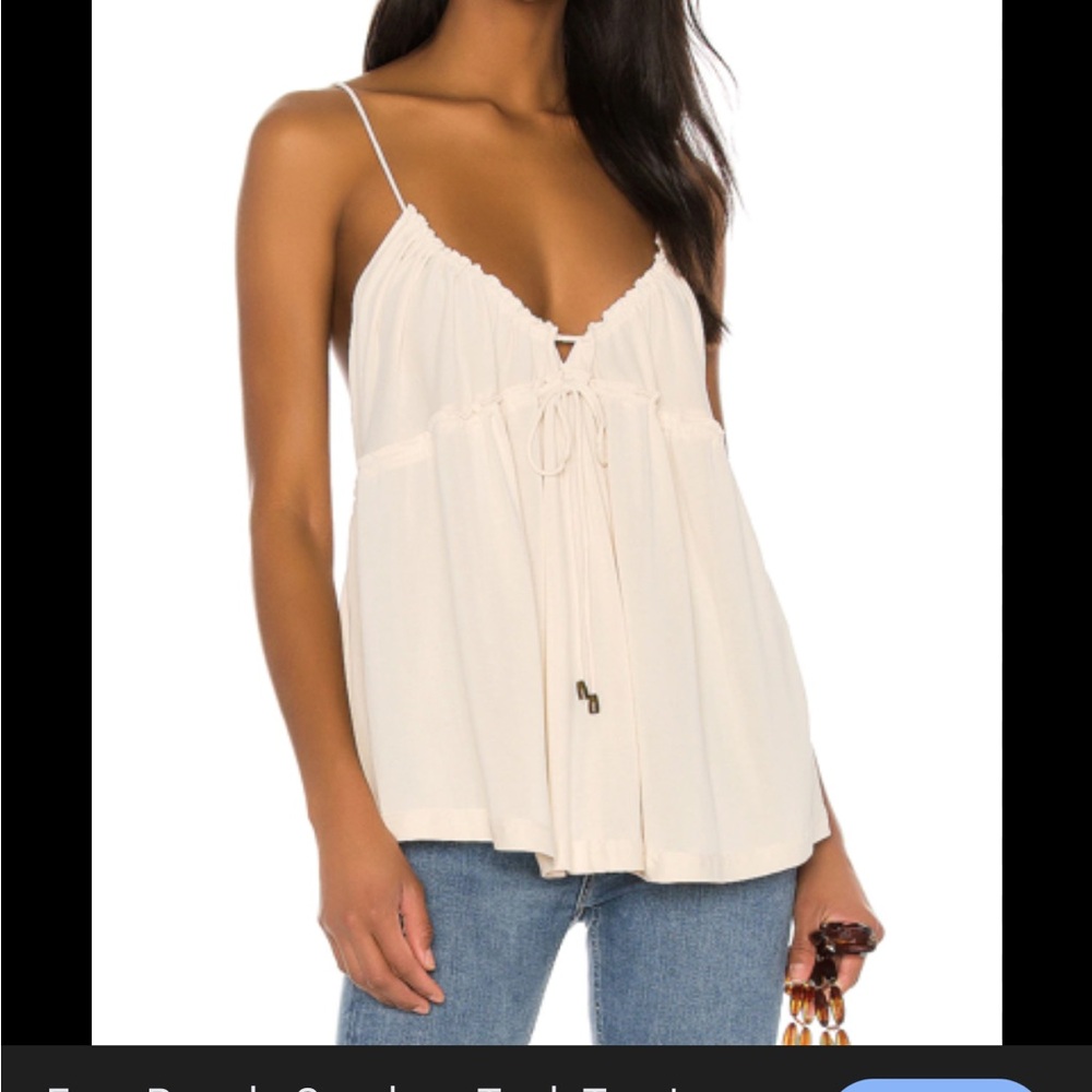Free People Sundrop Tank Top In Ivory - Picture 2 of 4